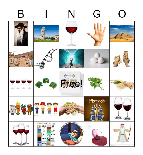 Pesach Bingo! Bingo Card