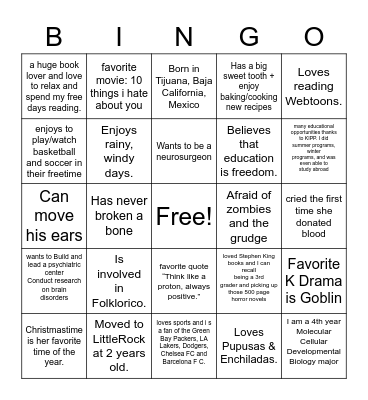 Ed 171 Bingo E Bingo Card