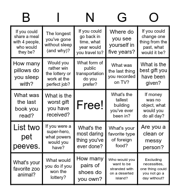 Get the SCOOP with NAEOP Bingo Card