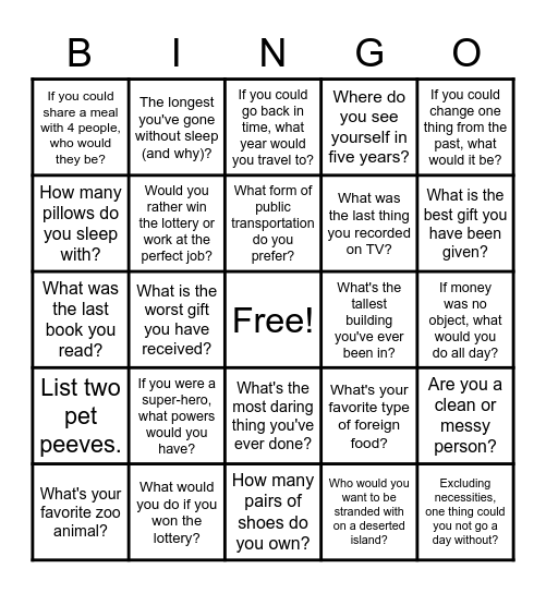 Get the SCOOP with NAEOP Bingo Card