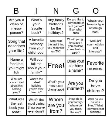 Get the SCOOP with NAEOP Bingo Card