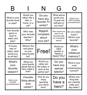 Get the SCOOP with NAEOP Bingo Card