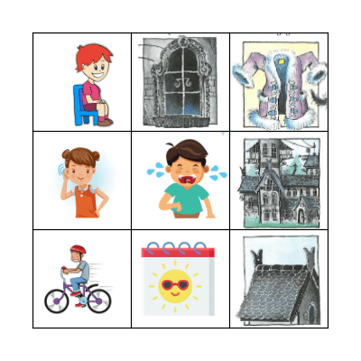 Winnie in Winter Bingo Card