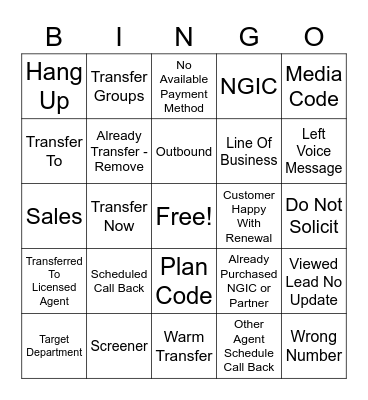 Day 3 Bingo Card