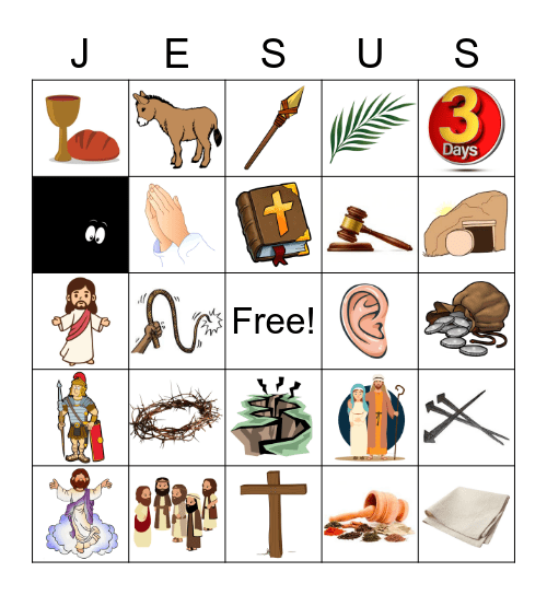 Resurrection Bingo Card