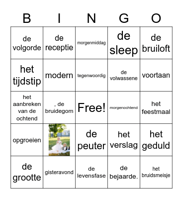 themawoorden bingo Card