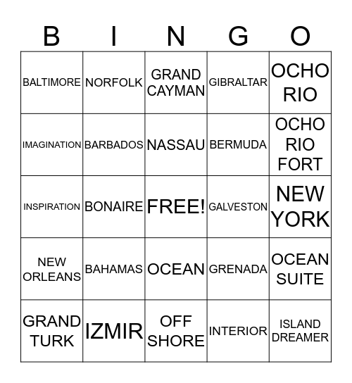 LAYLA TRAVELS Bingo Card