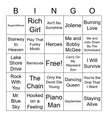 1970's BINGO Maya Bingo Card