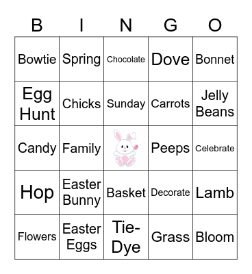 Easter Bingo! Bingo Card