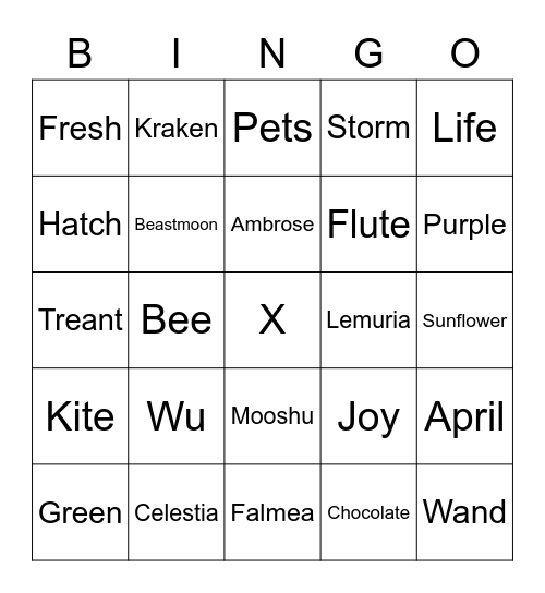 Strafe#6858 Bingo Card