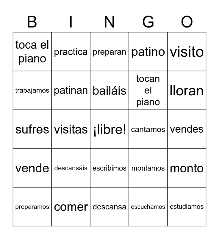 present-tense-regular-verbs-bingo-card