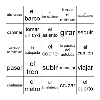 Chapter 14 Bingo Card