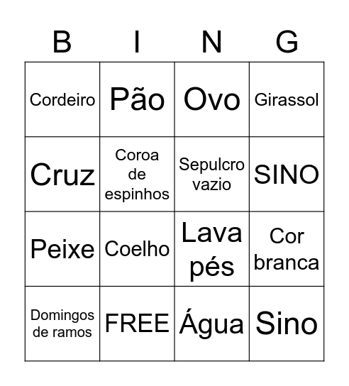 BINGO PASCAL Bingo Card
