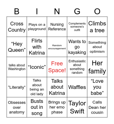 Analia Bingo Volume 2 Bingo Card