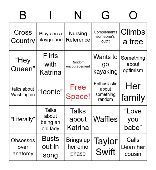 Analia Bingo Volume 2 Bingo Card