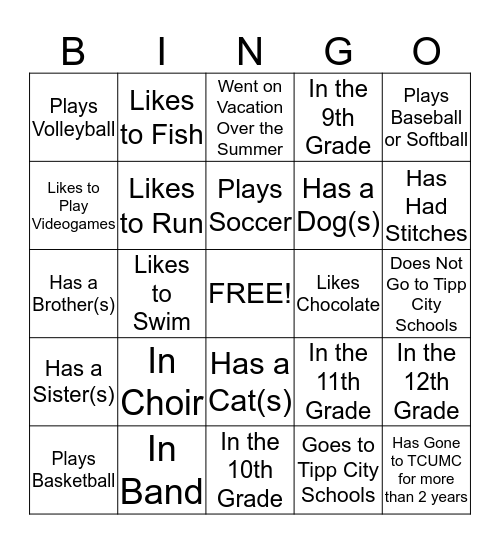Ignite Bingo  Bingo Card