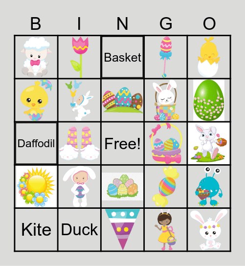 TIS Virtual Bingo - April Bingo Card