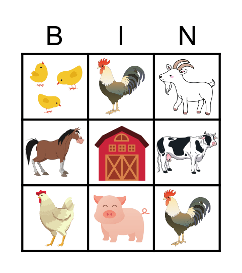 LA GRANJA Bingo Card