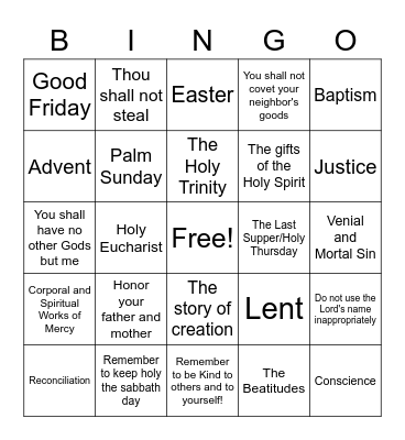 4th Grade - A Year in Review! Bingo Card