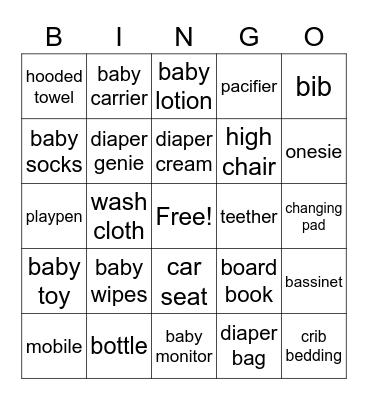 Tiny Human Shindig Bingo Card