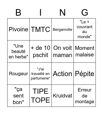 ULTIMATE BINGO Card