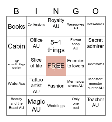 Hyunin Bingo Card