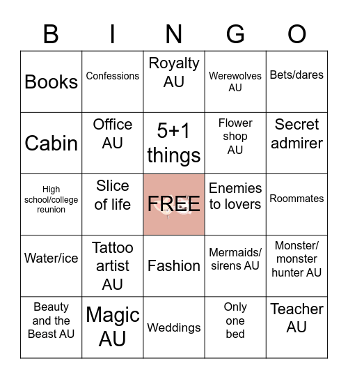 Hyunin Bingo Card