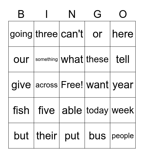 Dexter's Bingo Card