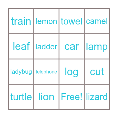 Bingo Time! Bingo Card