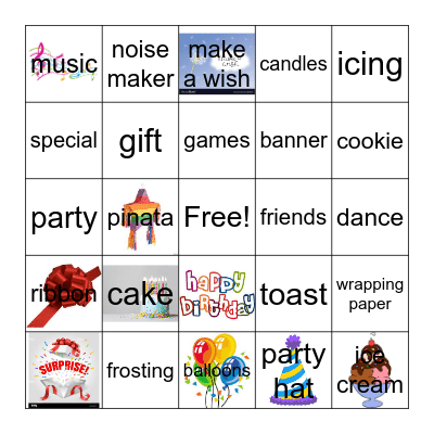 Happy Birthday!! Bingo Card