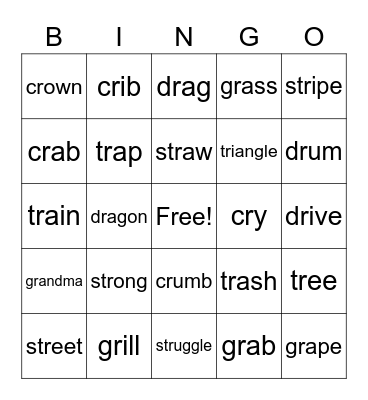 /ɹ/ you ɹeady? Bingo Card