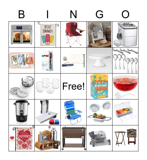 Ashley's Bridal Shower BINGO Card