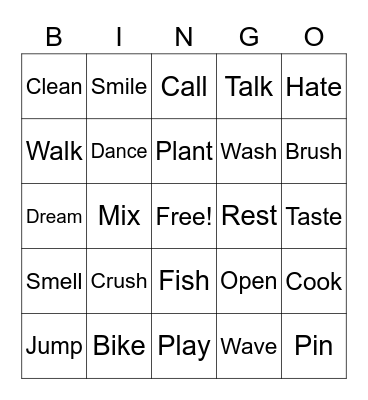 LP Bingo Card