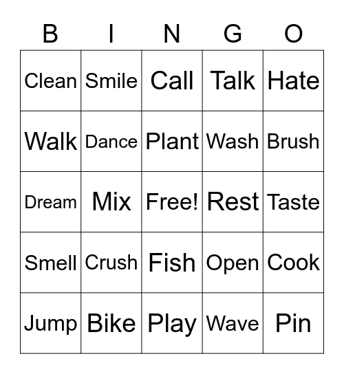 LP Bingo Card