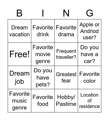 BRIDGES Onboarding Training 2 Bingo Card