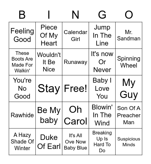 CJ's Misc. #2 Bingo Card