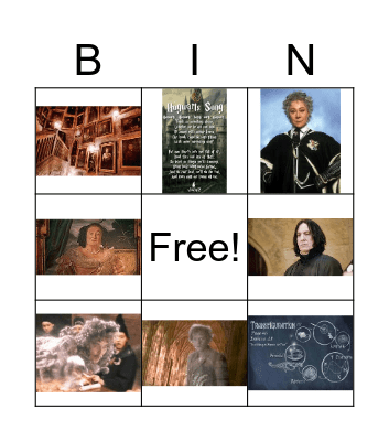 Harry Potter 7 two Bingo Card