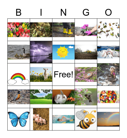 Spring Bingo Card