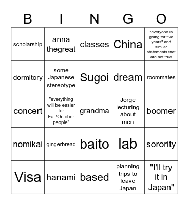 inner inner daily bingo Card