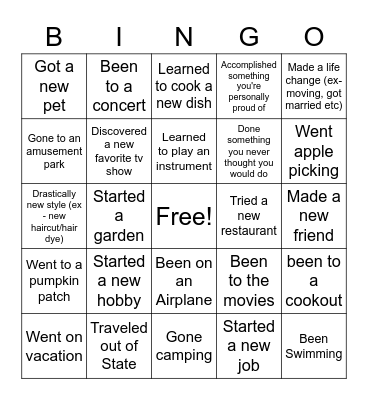 Fun Meeting Bingo! Bingo Card
