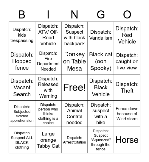 CMS Bingo Card