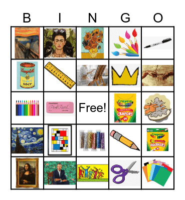 ART Bingo! Bingo Card