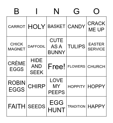 SPRING BINGO Card