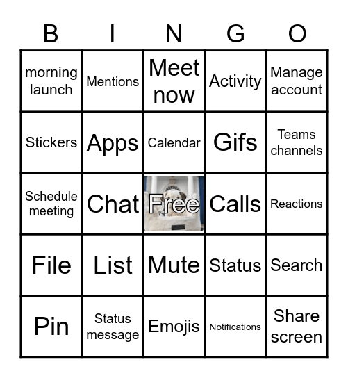 Teams BINGO! Bingo Card