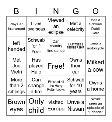 Elevation 2022 Bingo Card