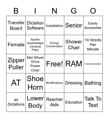 AT, Babyyyyy Bingo Card