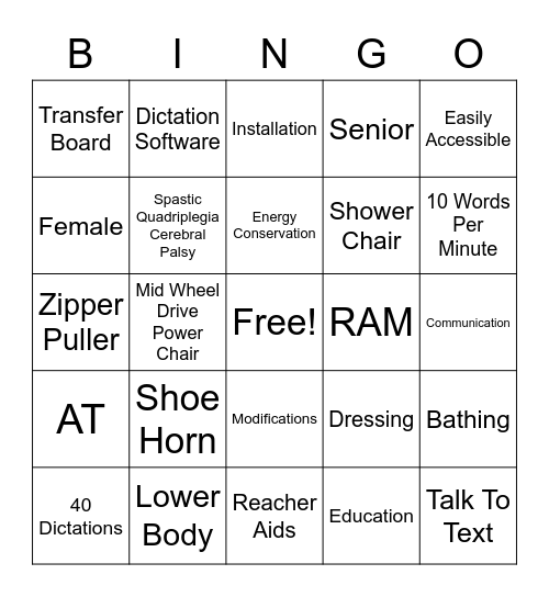 AT, Babyyyyy Bingo Card