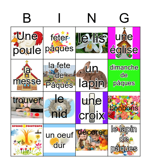 PAQUES Bingo Card