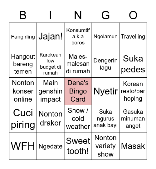 Marketing Team Bingo! Bingo Card