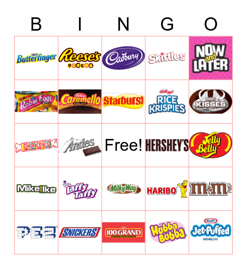 Easter Candy BINGO!!! Bingo Card